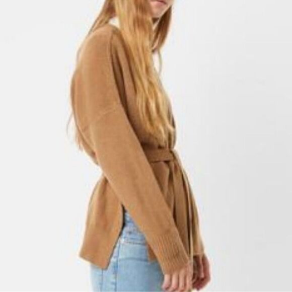 French Connection soft knit camel cardigan - Picture 2 of 8
